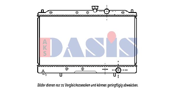 AKS DASIS Jäähdytin,moottorin jäähdytys 140120N